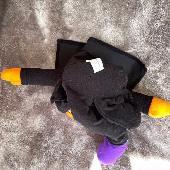 Vintage Dracula Plush Vampire Doll Halloween 22" Stuffed Toy Soft Eyes READ - Picture 8 of 16